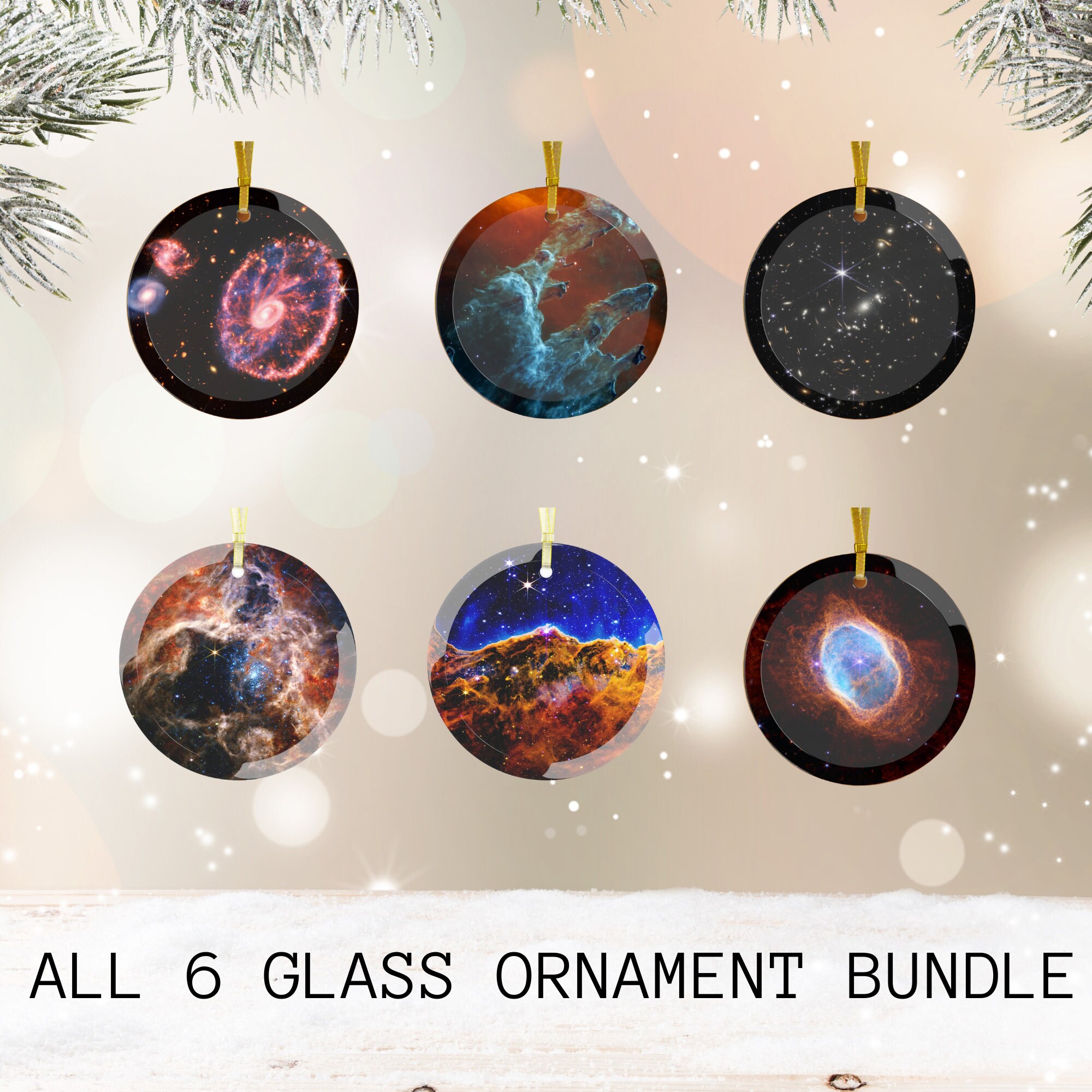 James b Space Telescope Christmas Tree Ornament Southern Ring Nebula b Ornament, Space