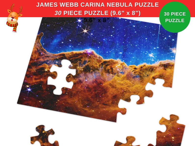 James b Space Telescope Jigsaw Puzzles for Adults of Cosmic Cliffs