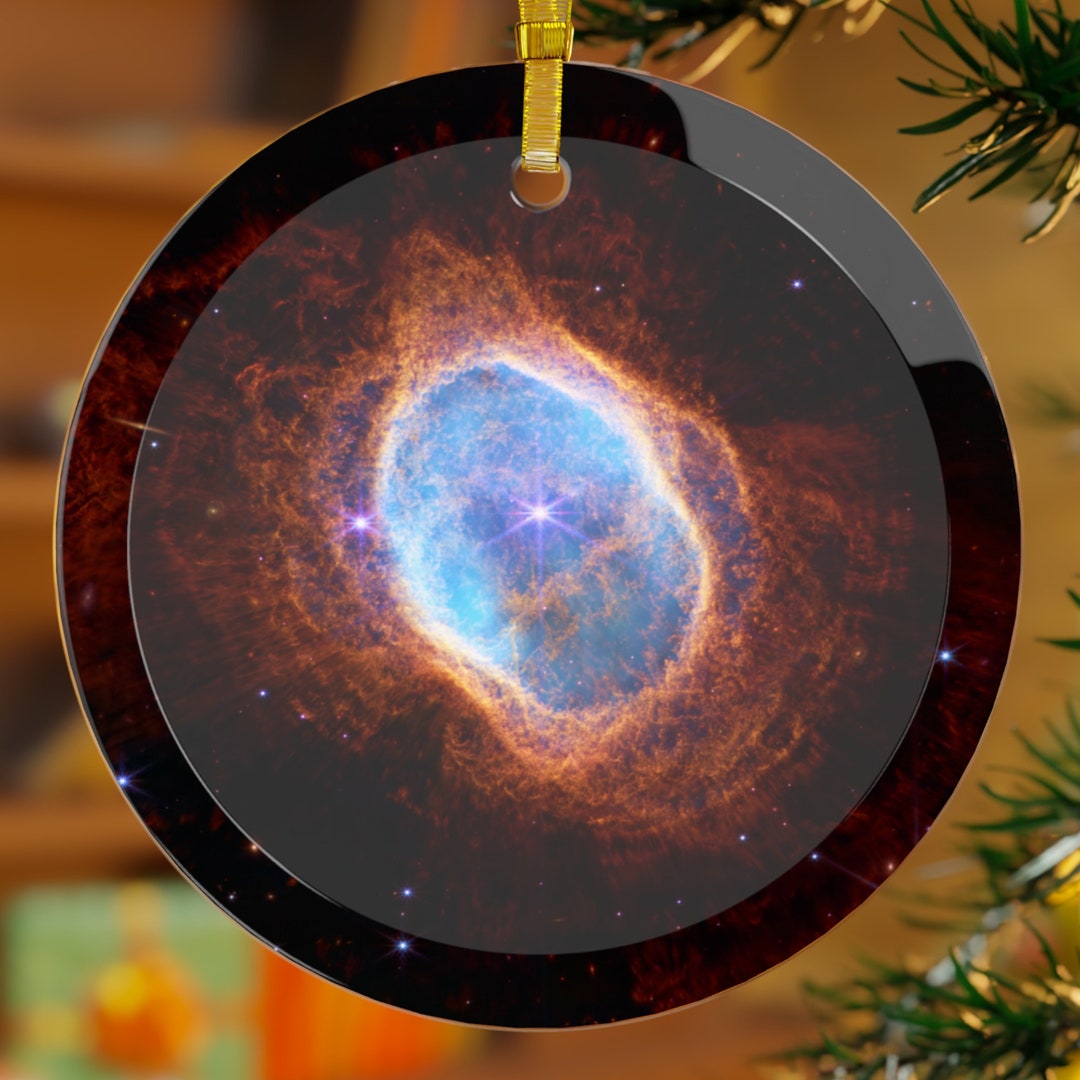 James b Space Telescope Christmas Tree Ornament Southern Ring Nebula