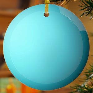 Planet Uranus Glass Christmas Ornaments Uranus Planet Solar System Ornaments NASA Space ornaments Planet Ornaments Astronomy Gifts Space Age