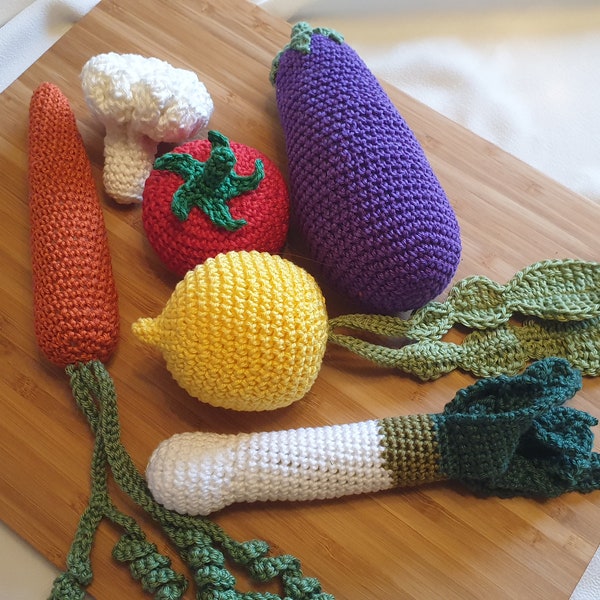 Panier de fruits ou de légumes en crochet