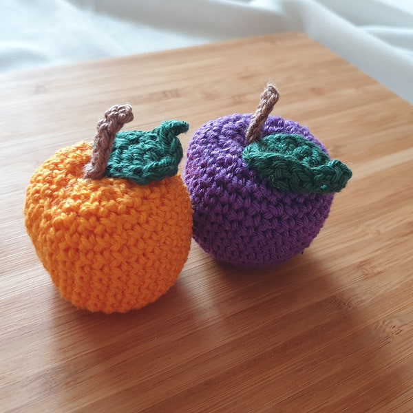 Abricot/Prune en crochet