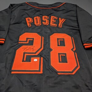 Buster posey autographed jersey online