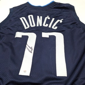Luka Doncic Dallas Mavericks Autographed White Nike Swingman Jersey