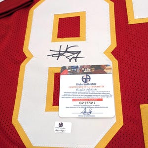 Travis Kelce Kansas City Chiefs Signed Autographed Jersey with COA image 4