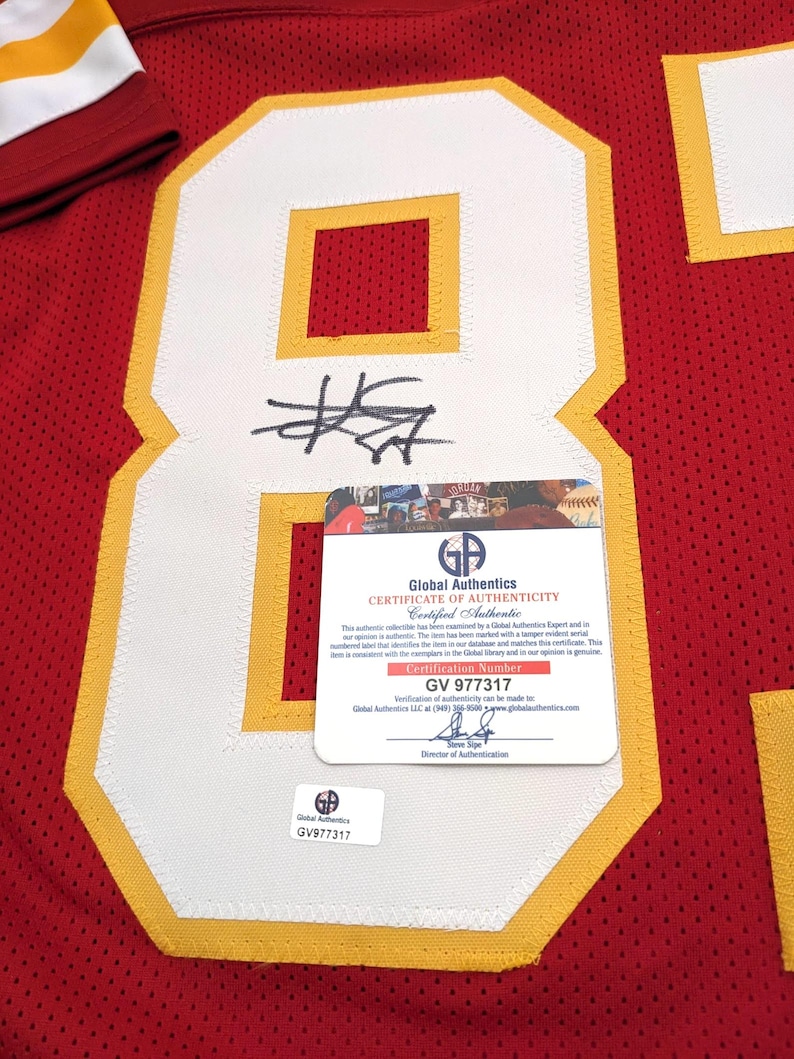 Travis Kelce Kansas City Chiefs Signed Autographed Jersey with COA image 4