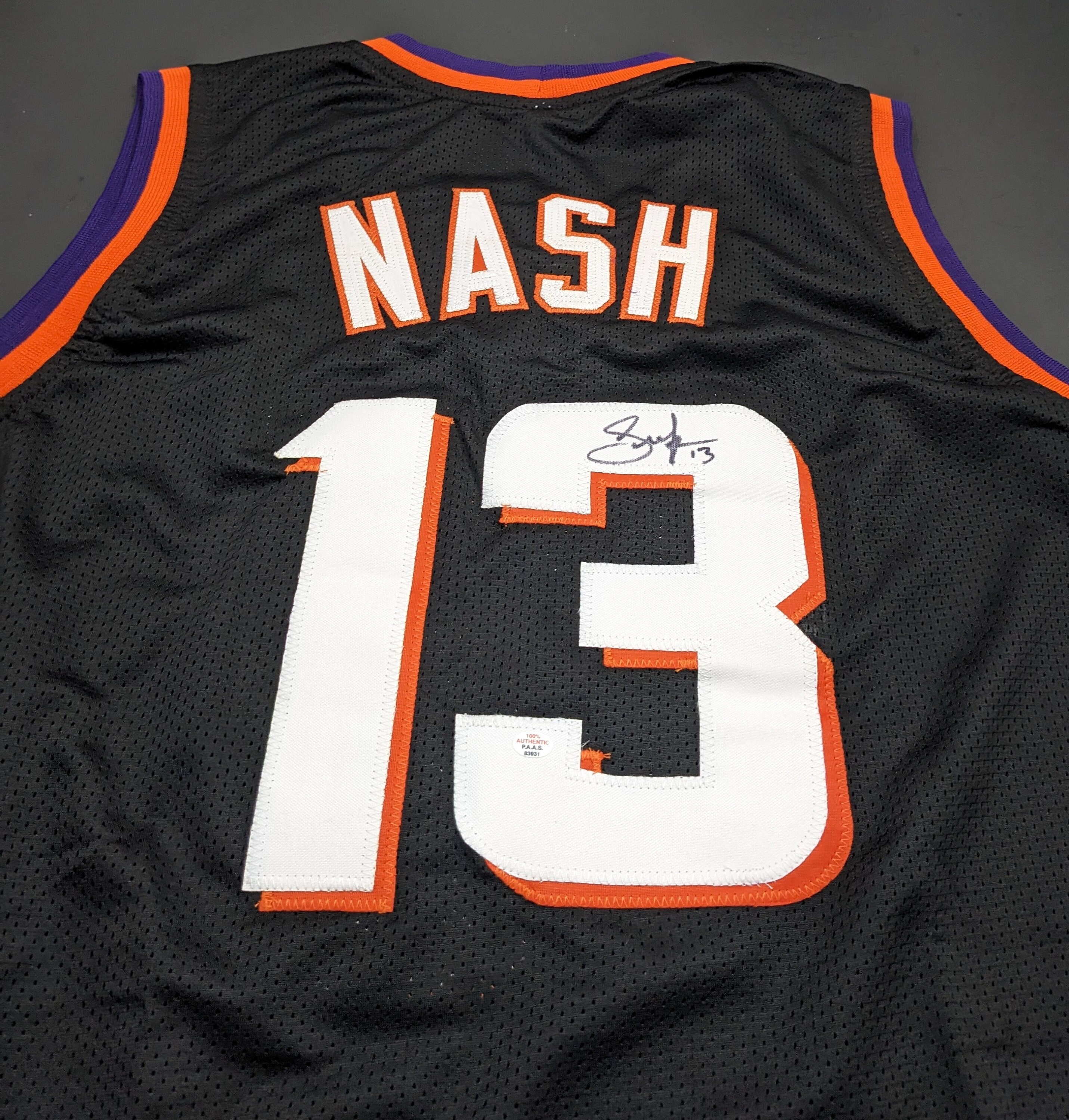 Steve Nash #13 Phoenix Suns Adidas Purple Jersey Youth Large Stitched NBA  Vtg