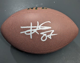 Travis Kelce Kansas City Chiefs Signed Autographed Football with COA
