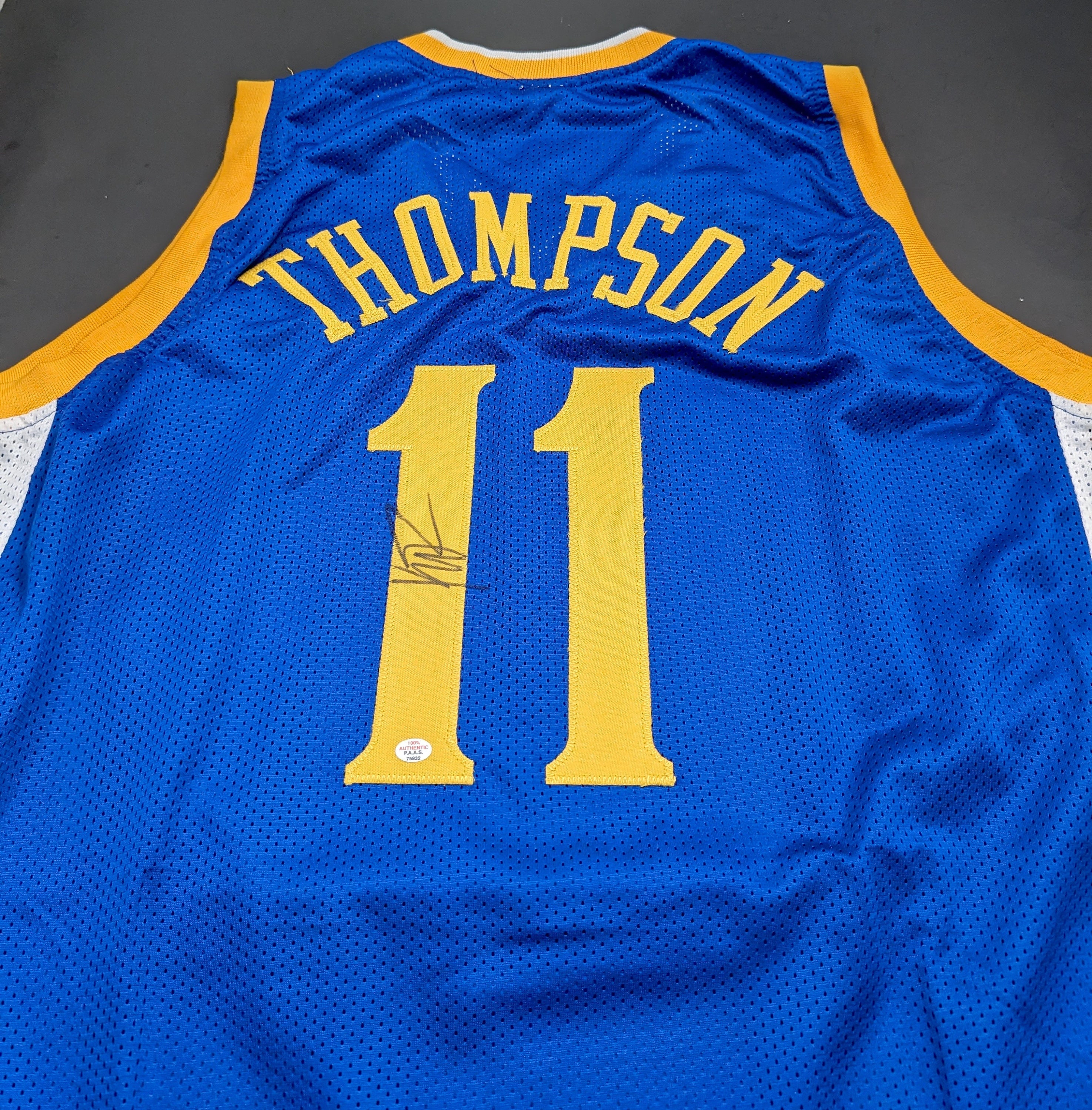 Stephen Curry and Jason Richardson Signed Mitchell&Ness Golden