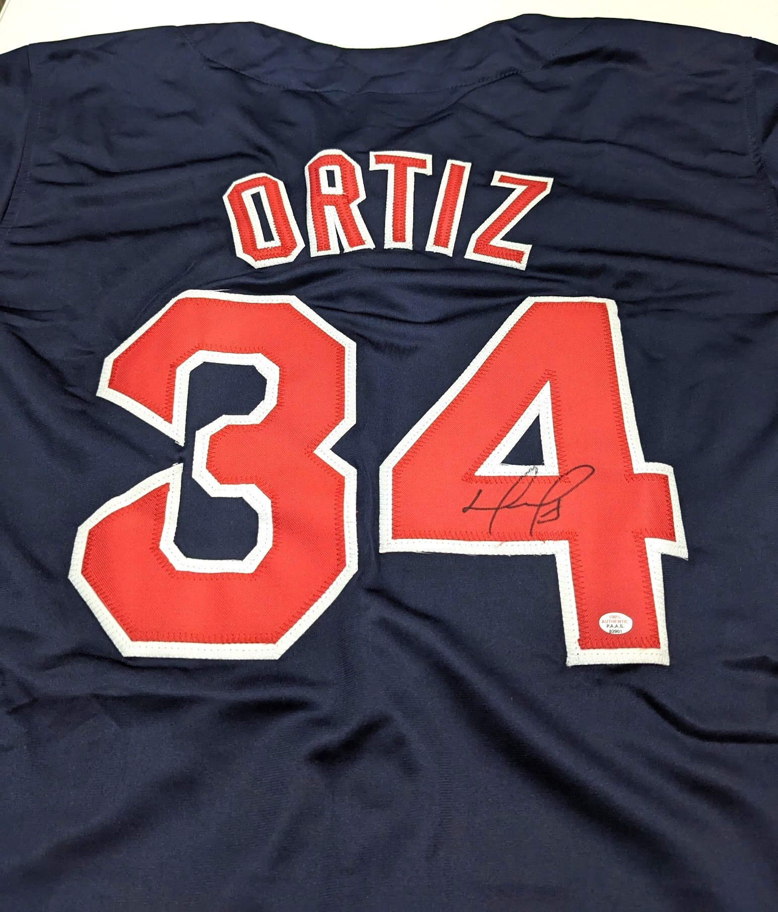 Ortiz Official Adult Home Red Sox Jersey