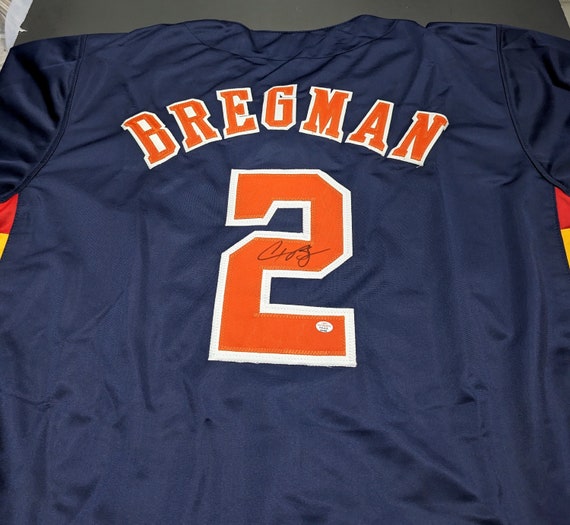 Alex Bregman Autographed Houston Astros Orange Baseball Jersey
