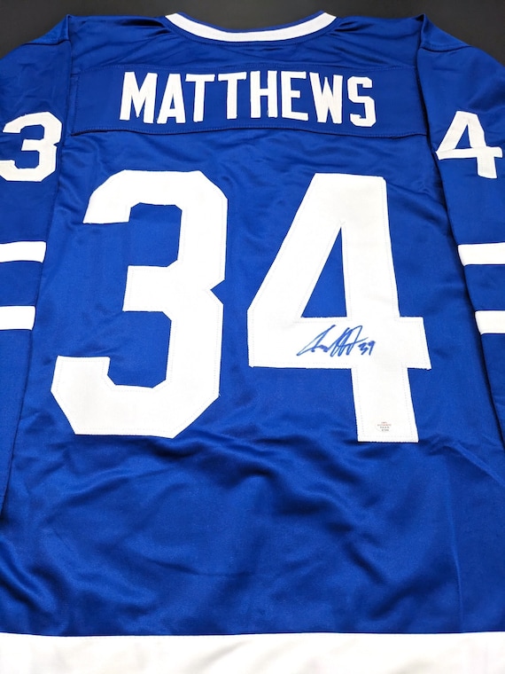 Auston matthews autographed jersey hotsell