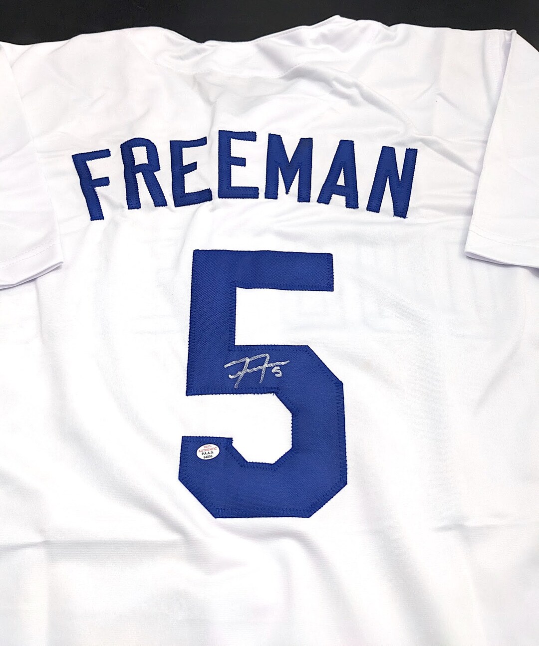 thumbnail image 2 of Freddie Freeman Los Angeles Dodgers Home Road Men's Jersey – W/ Team Patch – Majestic 2 of 6