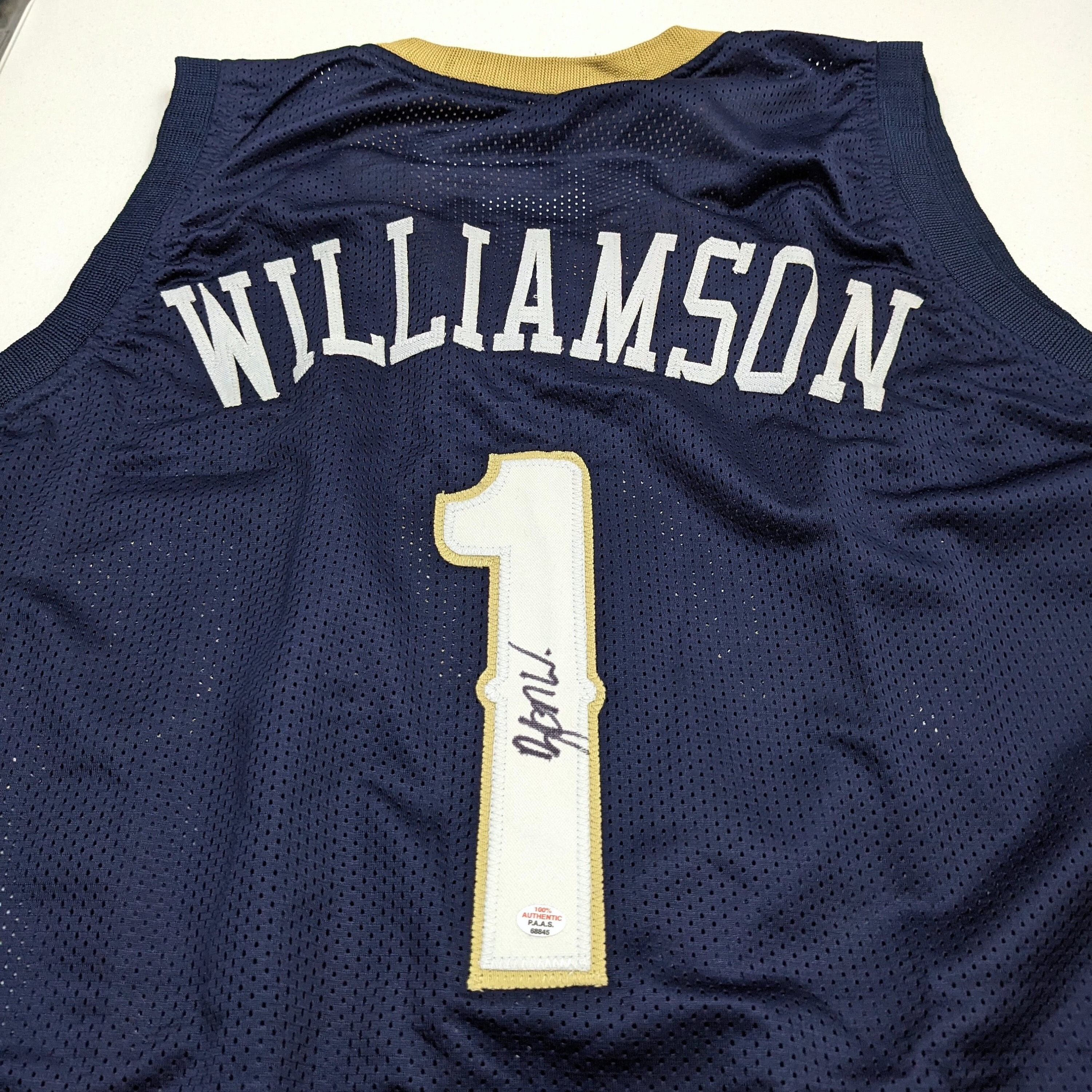 2022 NEW ORLEANS PELICANS WILLIAMSON CITY EDITION HG JERSEY