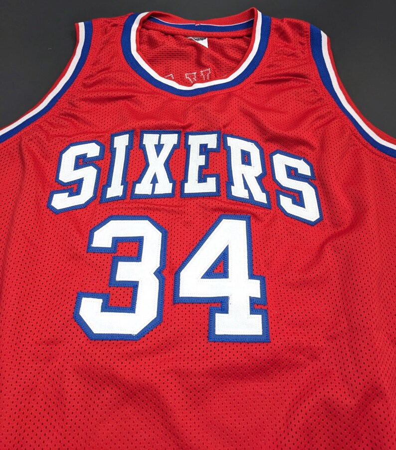 Charles Barkley Philadelphia 76ers Autographed Signed Jersey With COA