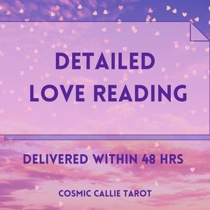 Lettura d&#39;amore dettagliata!!