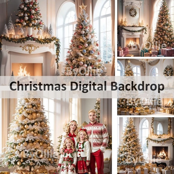 10 Digital Backdrops Family Cozy Beautiful House Mansion Kid Digital Portrait Photography Backgrounds Photoshop