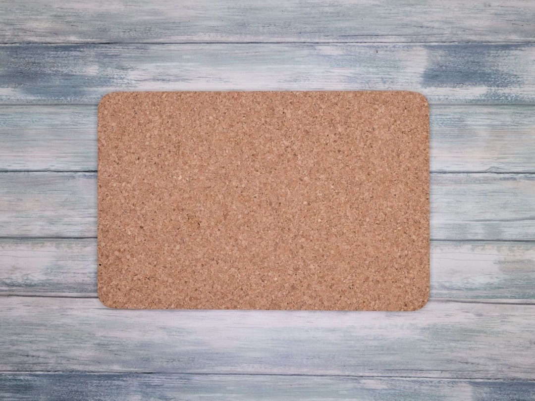 Rectangle Cork Board, Cork Table Top Protector, Kitchen Worktop ...