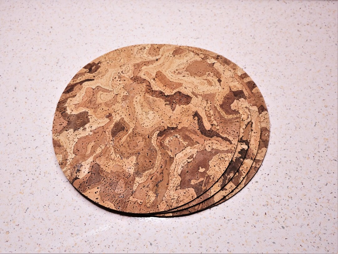 Placemats Round Cork Placemats 30cm Round Placemats and Etsy UK