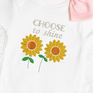 Choose to Shine Embroidery design