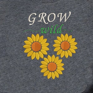 Grow Wild Embroidery design