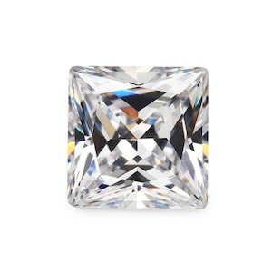 Princess Cut D Color Moissanite with GRA Certificate – Premium Lab-Created Diamond Alternative – Brilliant, Ethical & Affordable