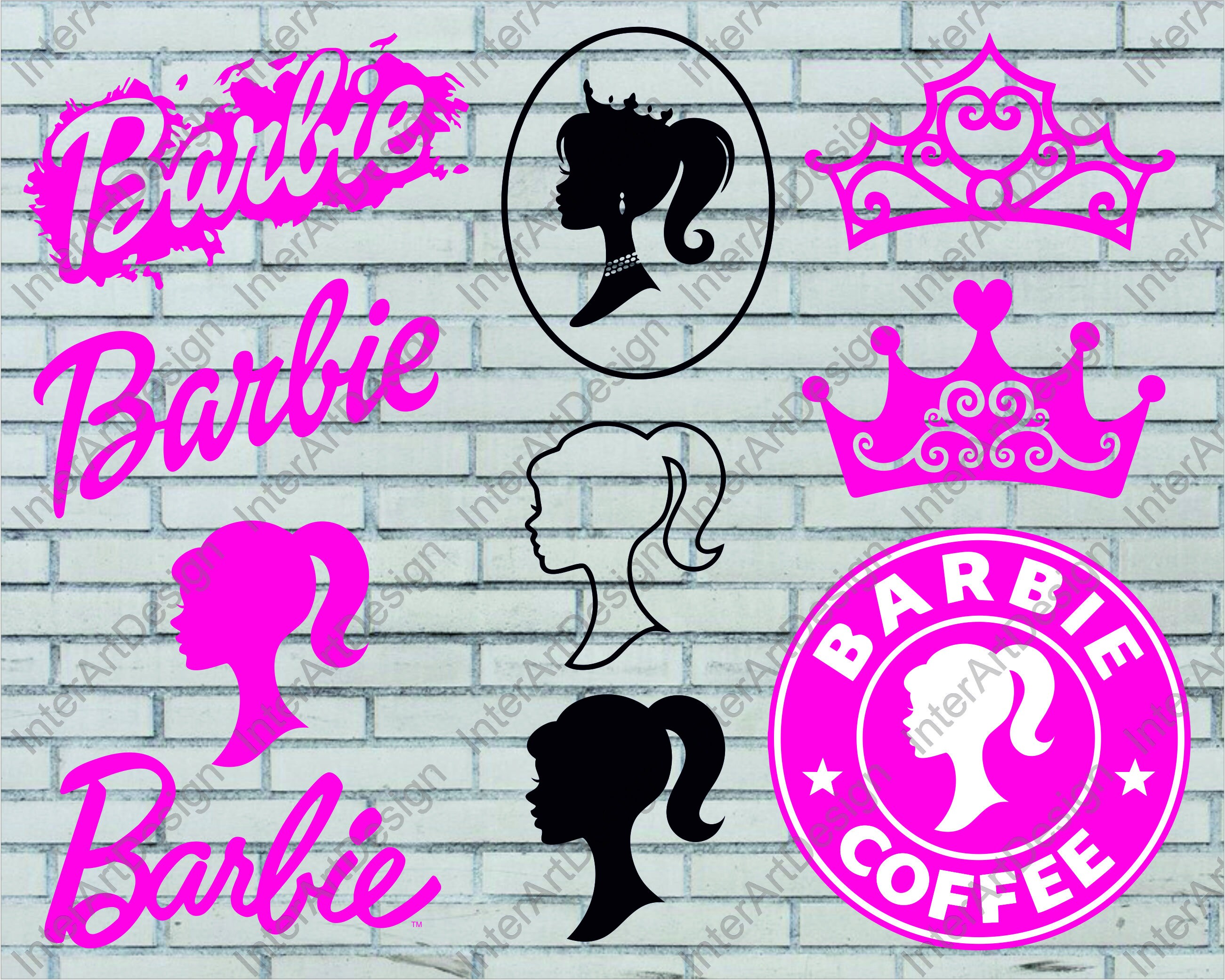 Barbie Svg Barbie Clipart Barbie Girl Svg Barbie Starbucks | Etsy UK