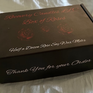 1/2 Dozen Box of Rose Wax Melts