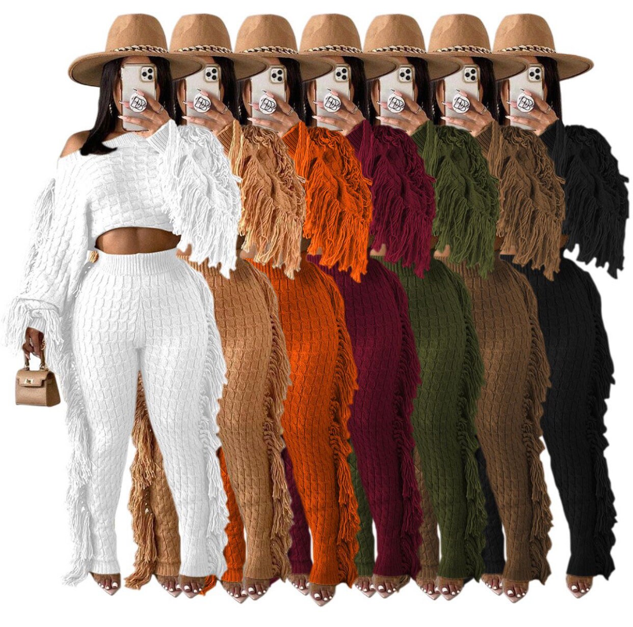Fringed Pant Set - Etsy