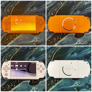 PSP 3000 Fully Customized Per your request w Free Pouch & Transparent Clear Shell, Wrist strap, Charger image 10