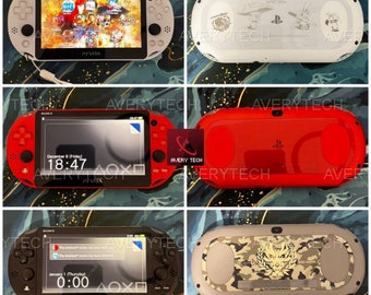 PSVITA 1000/2000 Customized w (Free Hard Pouch/Clear Shell/Screen Protector/Wrist strap)