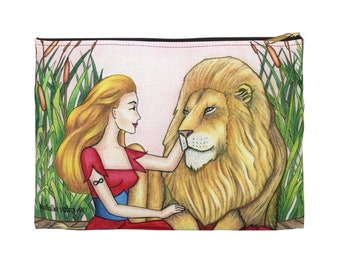 Accessory Pouch &quot;Strengh&quot; card - Wallet &quot;The Force&quot; Sotilegium tarot card