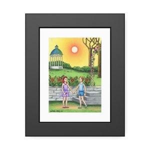 Framed Paper Poster "The Sun" - Lámina con marco "El Sol" carta de Sortilegium tarot