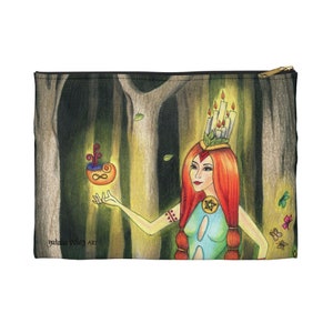 Accessoirezakje "De Hogepriesteres"-kaart - Kleine portemonnee "De Hogepriesteres" Sotilegium tarotkaart