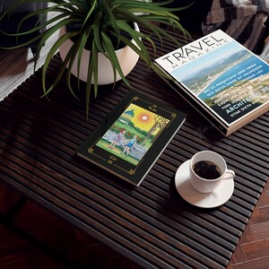 Europe) -- Hard Backed Journal "The Sun" with card frame - Diario tapa dura "El Sol" con marco de carta/ Sortilegium tarot