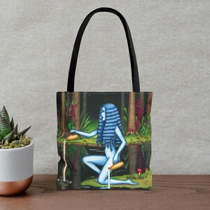 Tote Bag (AOP) "The Star" card / carta "La Estrella" - Tarot Sortilegium