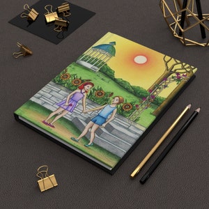 America) -- Hardcover Journal Matte / diario tapa dura "The Sun" card / carta "El Sol" - Sortilegium tarot