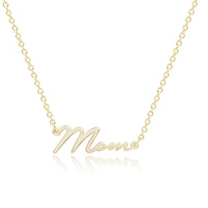 Mom Necklace Gold Dainty Chain Valentine Gift for Mom 14K Gold Mama Necklace Mother&#39;s Day Necklace Gift for Mom Jewelry Mother&#39;s Day Gift