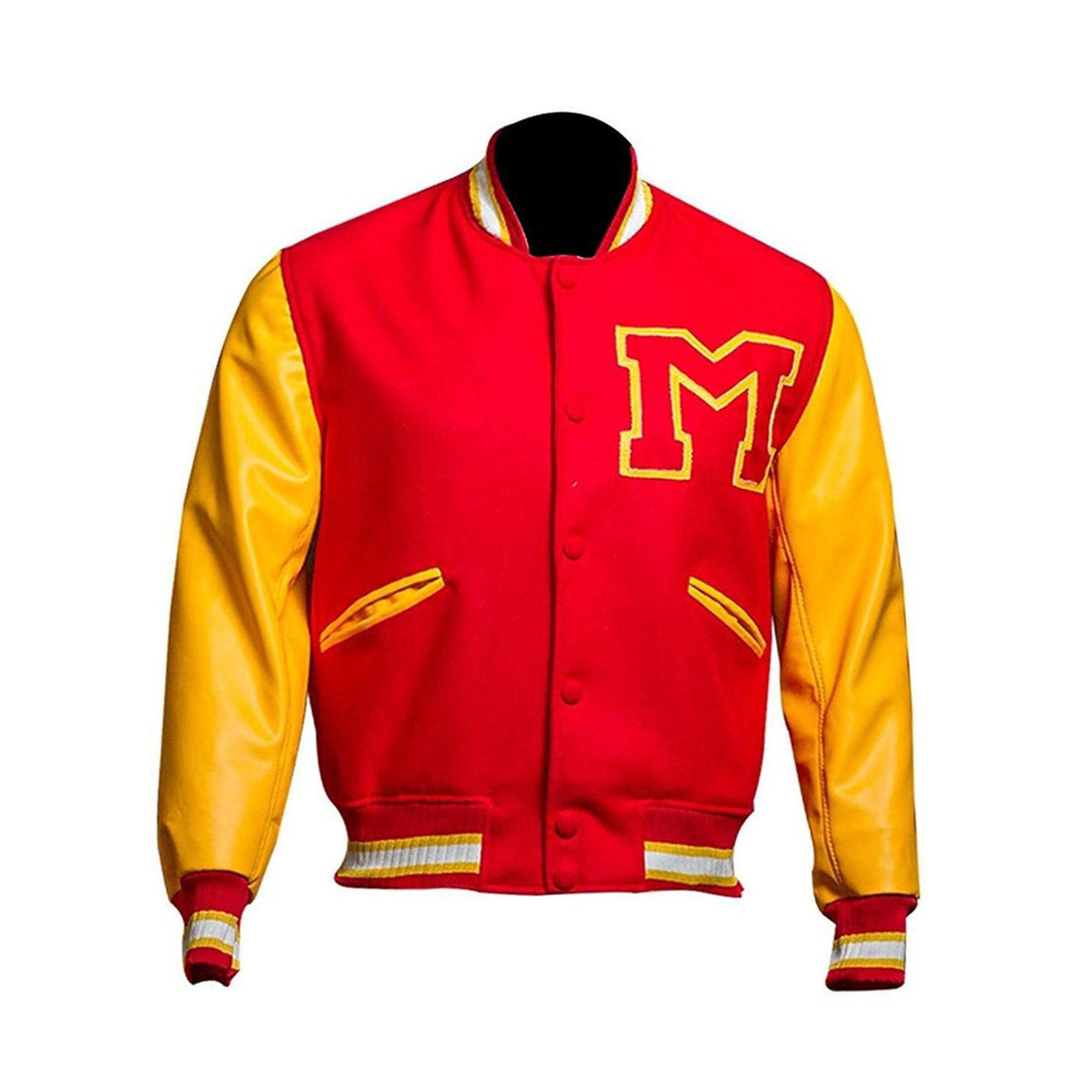 MJ Michael Jackson Thriller Jacket Red M Logo Varsity - Etsy