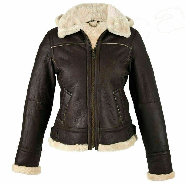 Leather Bomber Jacket Women Etsy