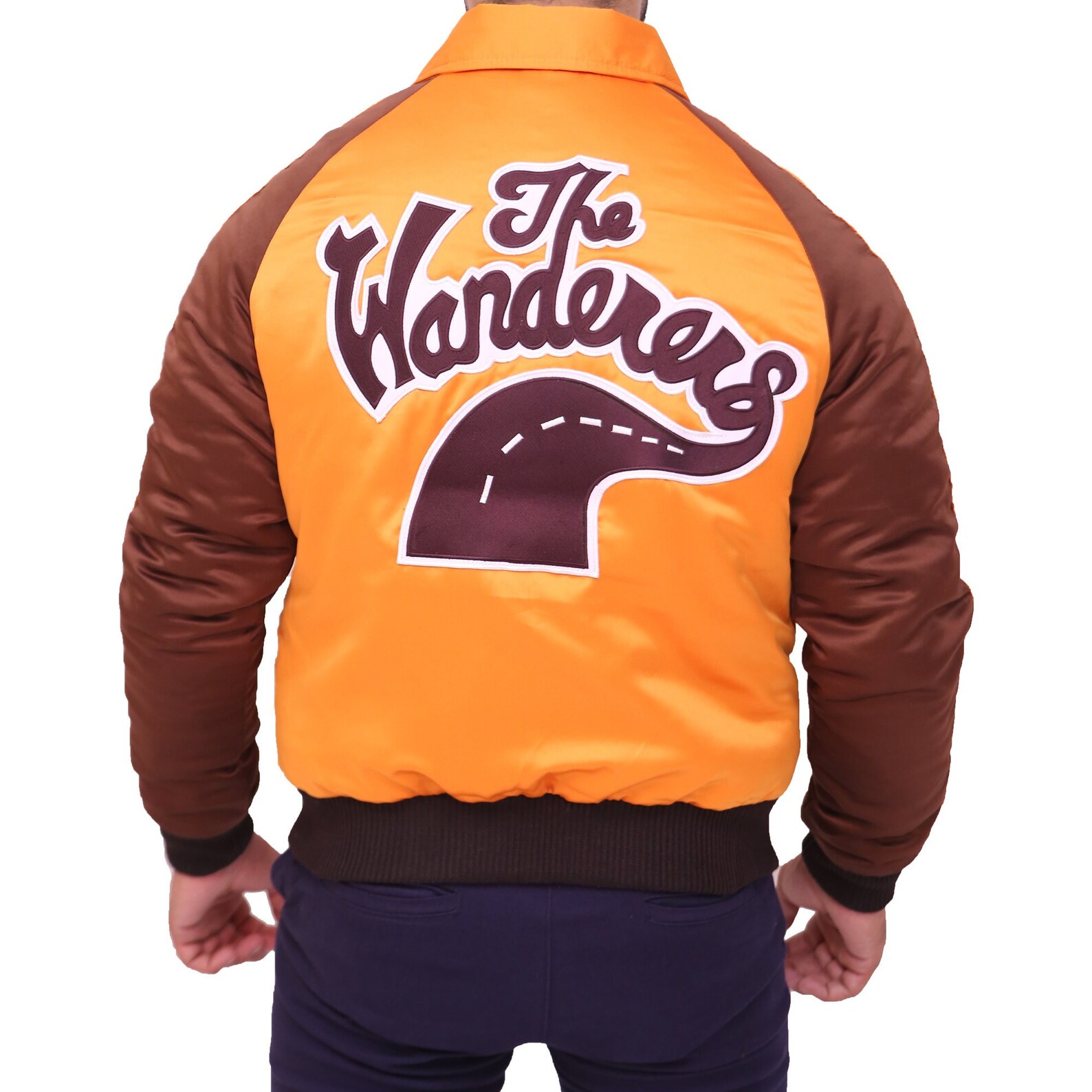 The Wanderers Movie Satin Jacket Mens Varsity Letterman Bomber Etsy