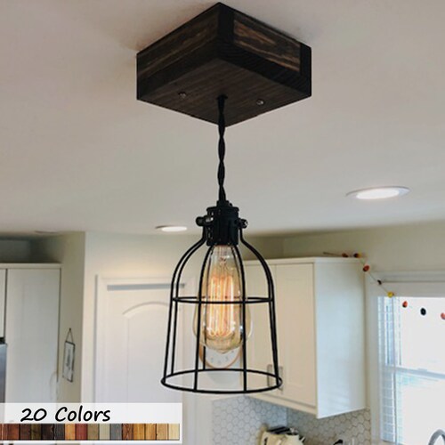 Rustic Farmhouse Light Fixture Etsy