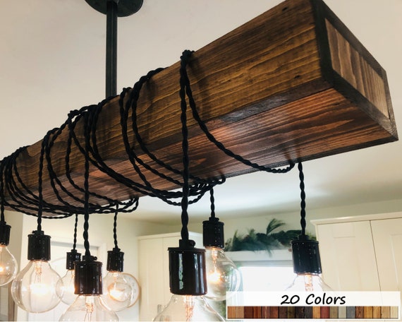 rectangular farmhouse kitchen light