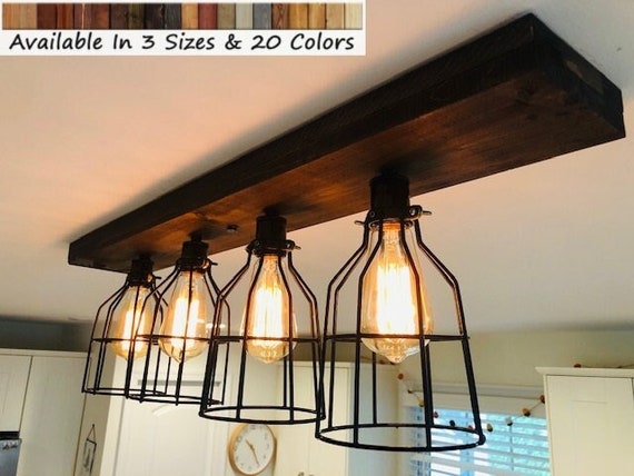 Marion Farmhouse Light Ceiling Light Wood Light Country - Etsy India