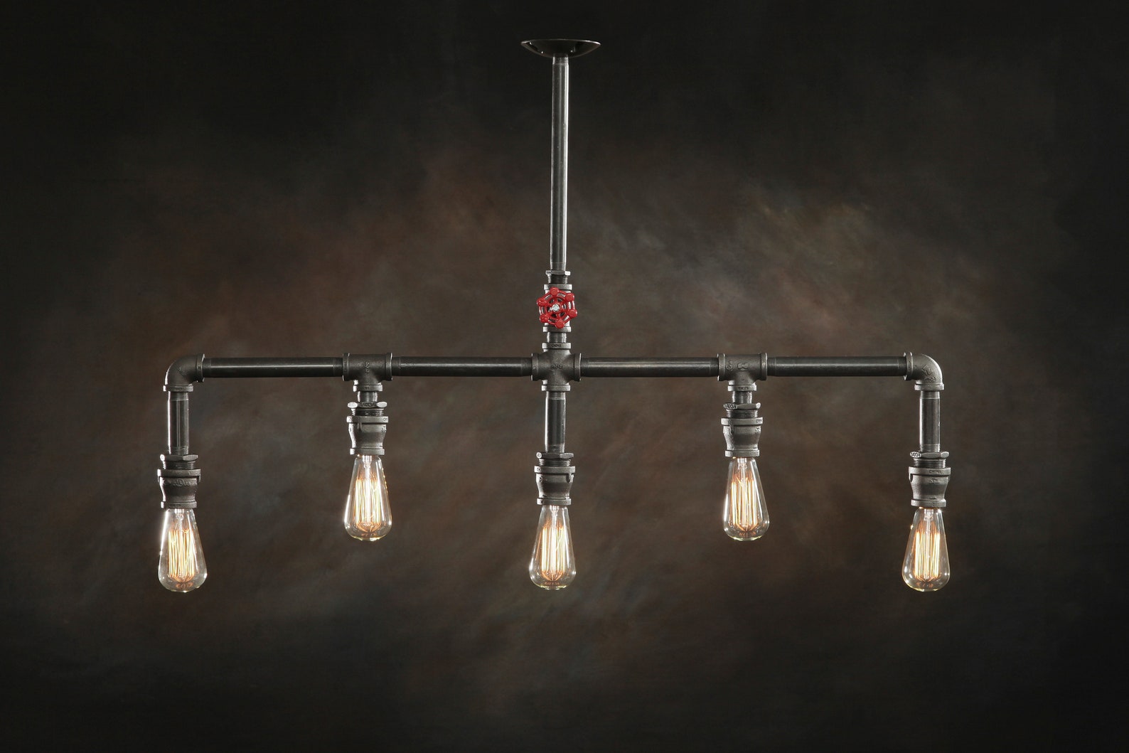 Kingston Industrial Island Lighting Dining Room Ceiling Etsy