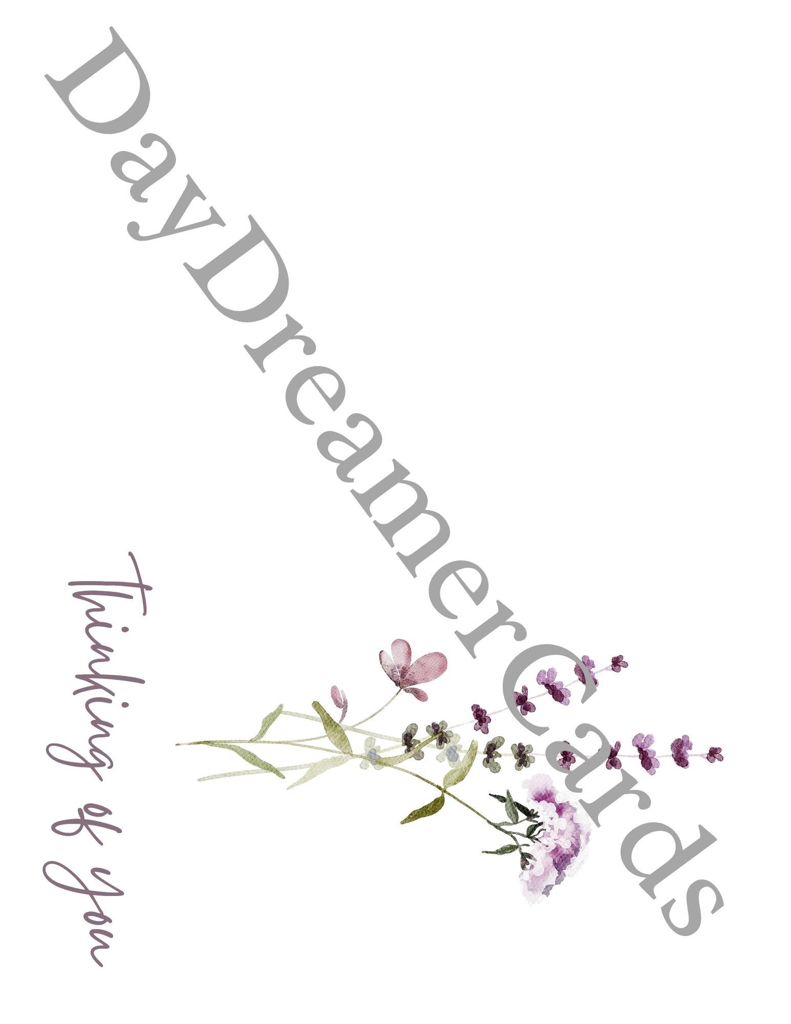 Digital Thinking of You Card Printable Just Because Card - Etsy