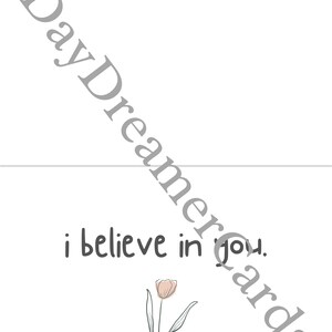 Digital Encouragement Card | Printable I Believe in You Card | You Got ...