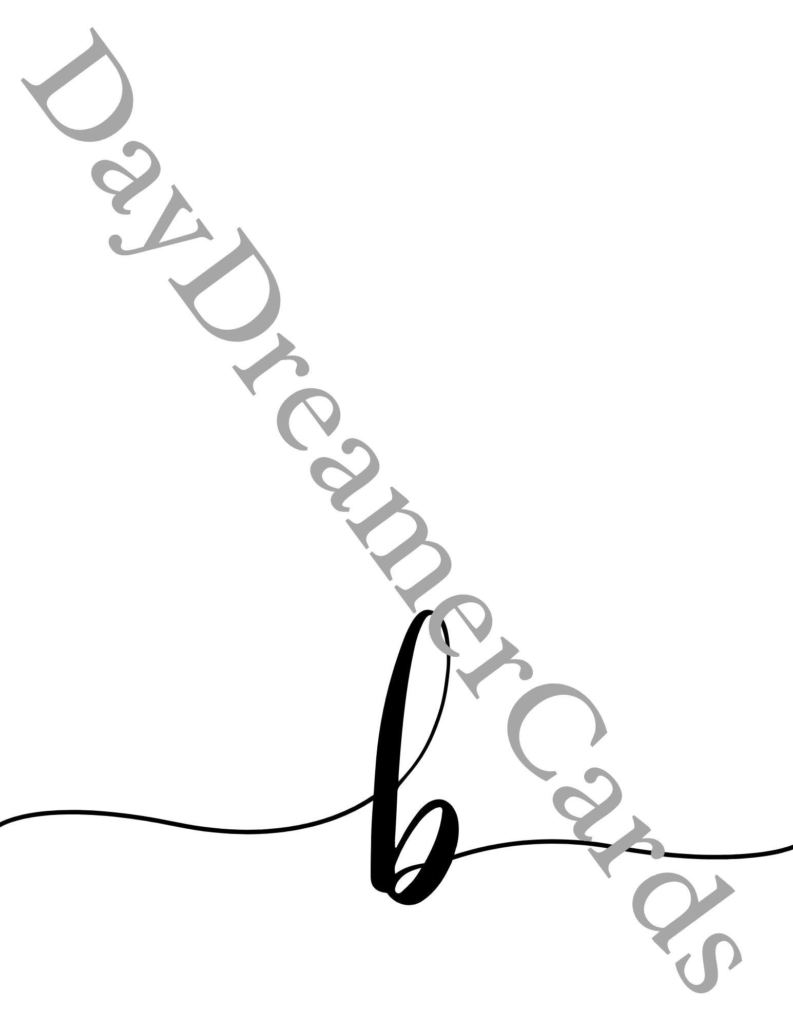 b card design