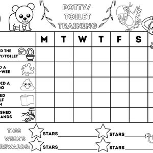 Colora il tuo vasino / toilette per bambini - Tema Jungle Animals - Scarica, stampa e colora