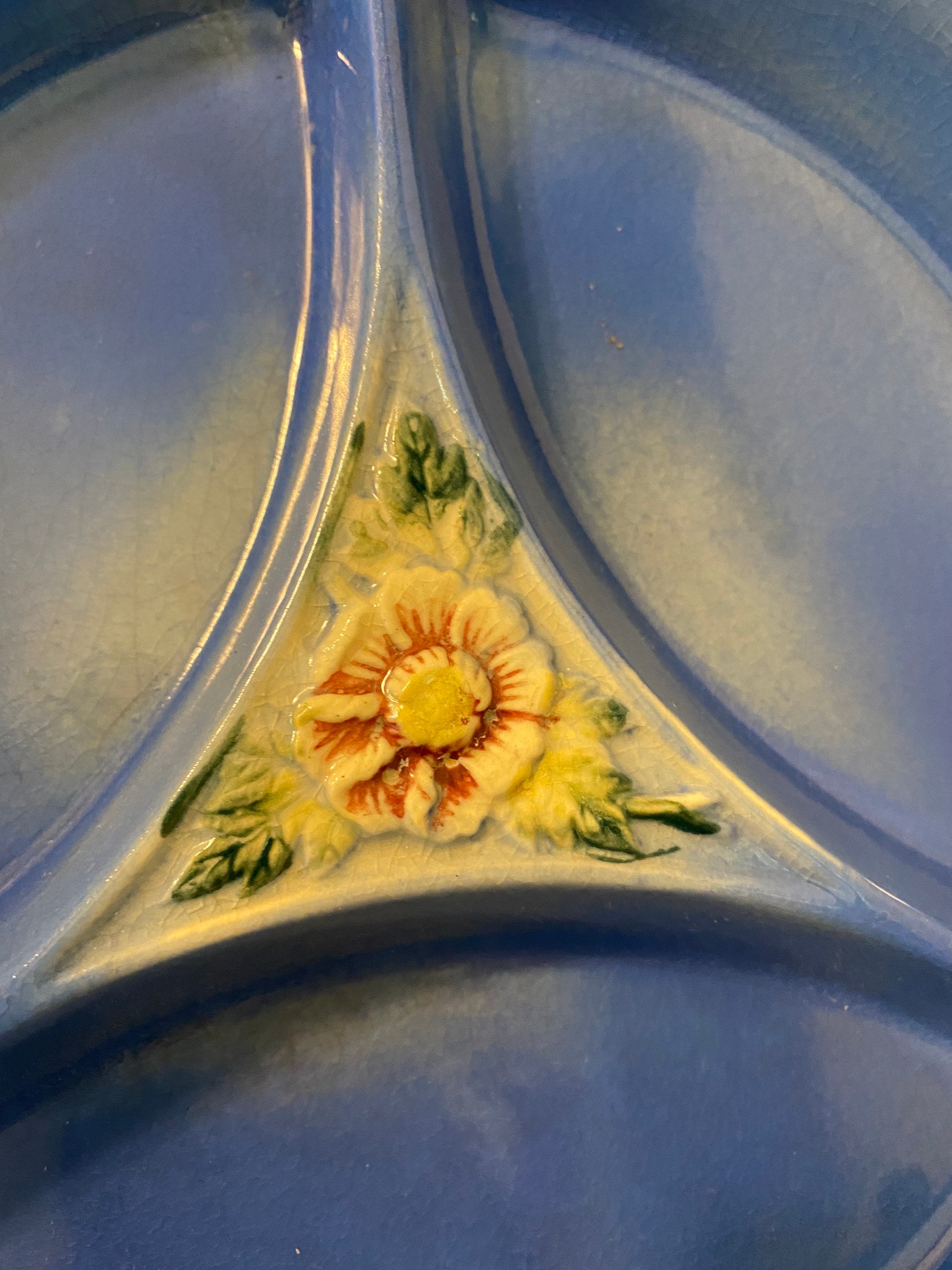 Vintage Blue Plate/dish Made in Japan Etsy